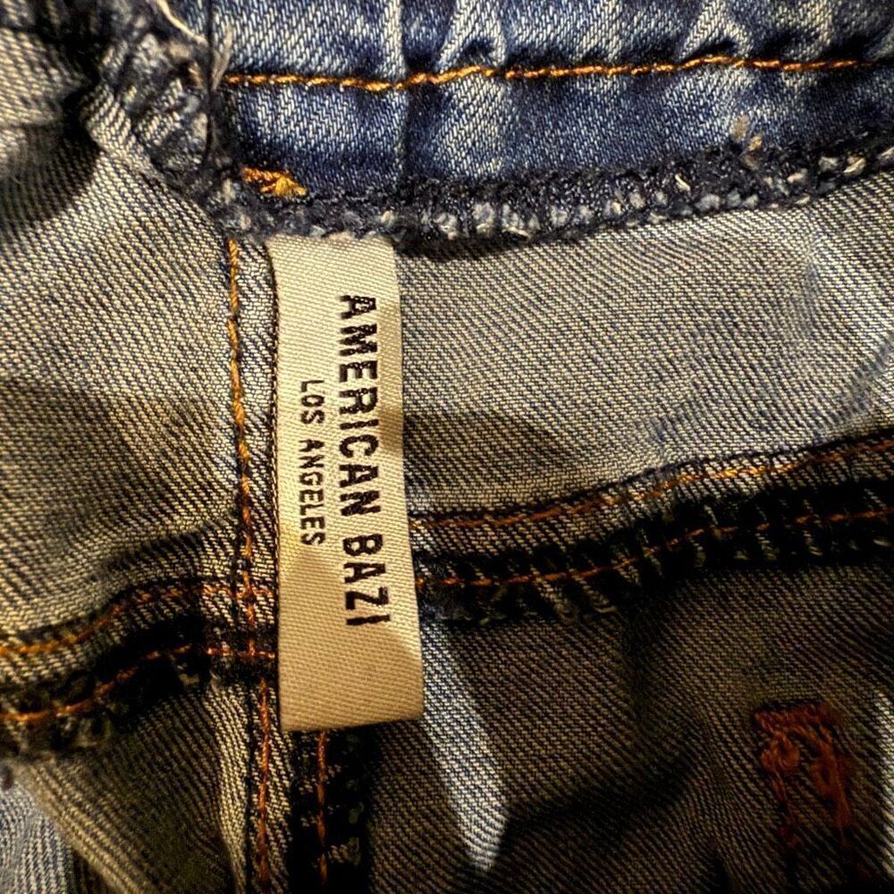 American Bazi Paperbag Denim Shorts Medium - Picture 2 of 6